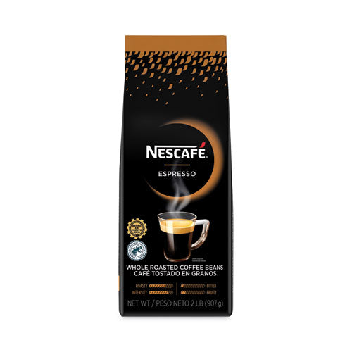 Espresso Whole Roasted Coffee Beans, 2 Lb Bag, 8-carton