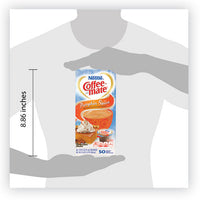 Liquid Coffee Creamer, Pumpkin Spice, 0.38 Oz Mini Cups, 50-box, 4 Boxes-carton, 200 Total-carton