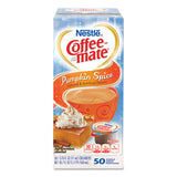 Liquid Coffee Creamer, Pumpkin Spice, 0.38 Oz Mini Cups, 50-box, 4 Boxes-carton, 200 Total-carton