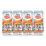 Liquid Coffee Creamer, Pumpkin Spice, 0.38 Oz Mini Cups, 50-box, 4 Boxes-carton, 200 Total-carton