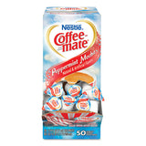 Liquid Coffee Creamer, Peppermint Mocha, 0.38 Oz Mini Cups, 50-box, 4 Boxes-carton, 200 Total-carton