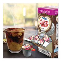 Liquid Coffee Creamer, Salted Caramel Chocolate, 0.38 Oz Mini Cups, 50-box