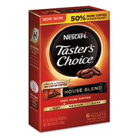 Taster's Choice Decaf House Blend Instant Coffee, 0.1oz Stick, 5-box, 12 Bx-ctn