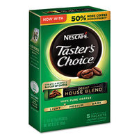 Taster's Choice Decaf House Blend Instant Coffee, 0.1oz Stick, 5-box, 12 Bx-ctn