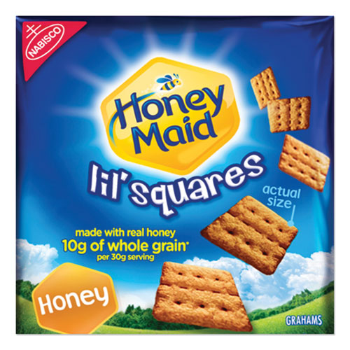 Honey Maid Lil' Squares Graham Crackers, Honey, 1.06 Oz Bag, 72-carton