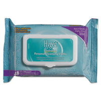 Hygea Flushable Personal Cleansing Cloths, 6 1-4x5 3-8, White,48-pack,12-carton