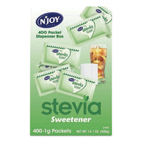 Stevia Artificial Sweetener, 0.4 Oz. 400 Packets-box