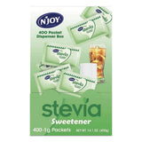 Stevia Artificial Sweetener, 0.4 Oz. 400 Packets-box