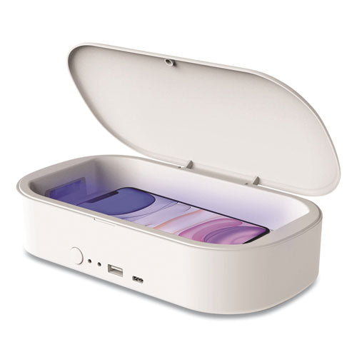 Portable Uv Sterilizer For Mobile Phones, White