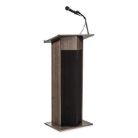 Power Plus Lectern, 22 X 17 X 46, Ribbonwood, Ships In 1-3 Business Days