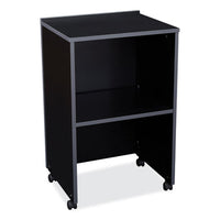 Av Cart/lectern Base, 21.12 X 17.5 X 33.75, Black, Ships In 1-3 Business Days