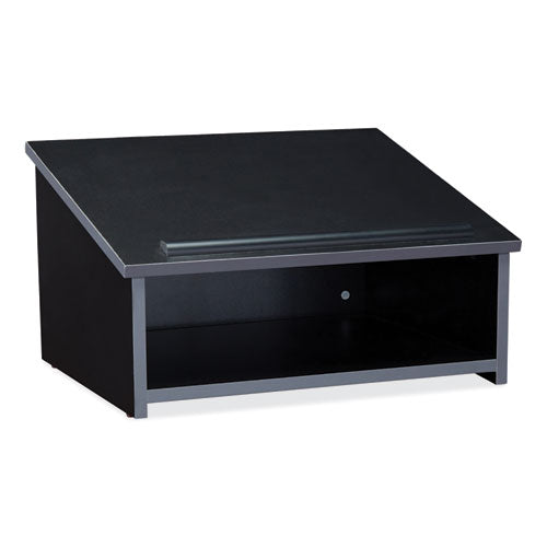 Tabletop Lectern, 23.75 X 19.87 X 13.75, Black, Ships In 1-3 Business Days