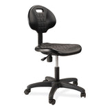 6700 Series Polyurethane Adj Height Task Chair, Supports 300 Lb, 16"-21" Seat Ht, Black Seat/back/base, Ships In 1-3 Bus Days