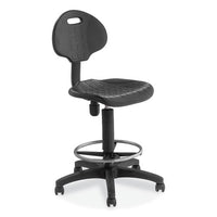 6700 Series Polyurethane Adj Height Task Chair, Supports 300 Lb, 22"-32" Seat Ht, Black Seat/back/base, Ships In 1-3 Bus Days