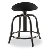 6800 Series Height Adj Fabric Seat Swivel Stool, Supports 300 Lb, 18"-25" Seat Height, Black Seat/base, Ships In 1-3 Bus Days