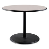 Cafe Table, 36" Diameter X 30h, Round Top/base, Gray Nebula Top, Black Base, Ships In 1-3 Business Days