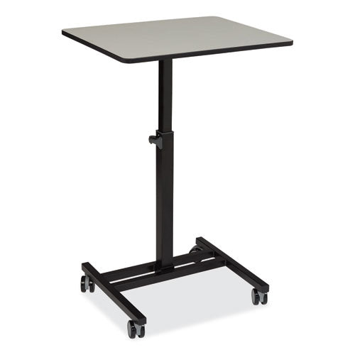 Sit-stand Student's Desk, 20.75" X 26" X 27.75" To 44.5", Gray Nebula, Ships In 1-3 Business Days