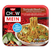 Chow Mein Noodles, Teriyaki Beef, 4 Oz Tray, 8-carton