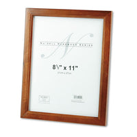 Solid Oak Hardwood Frame, 8-1-2 X 11, Walnut Finish