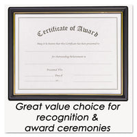 Framed Achievement-appreciation Awards, Two Designs, Letter