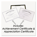 Framed Achievement-appreciation Awards, Two Designs, Letter