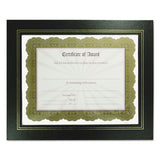 Leatherette Document Frame, 8-1-2 X 11, Blue, Pack Of Two