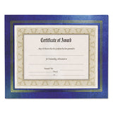 Leatherette Document Frame, 8-1-2 X 11, Blue, Pack Of Two