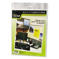 Clear Plastic Sign Holder, All-purpose, 8 1-2 X 11
