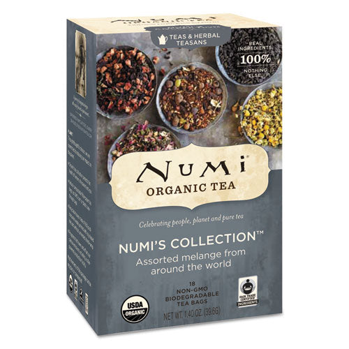 Organic Tea, Numi's Collection: Assorted, 18-box
