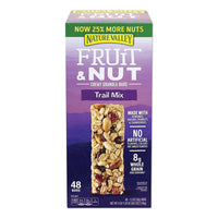 Granola Bars, Chewy Fruit And Nut Trail Mix, 1.2 Oz Pouch, 48-box