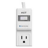 Surge Protector, 6 Ac Outlets, 4 Ft Cord, 600 J, White