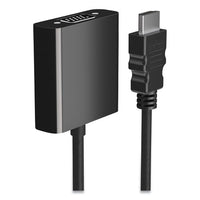 Hdmi To Vga Adapter, 6", Black