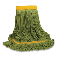 1200 Series Mop Head, Pet, Large, 5" Headband, Green