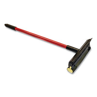 Auto Window Squeegee, 8" Heavy-duty Mesh Sponge Head, 20" Metal Handle, Black-red