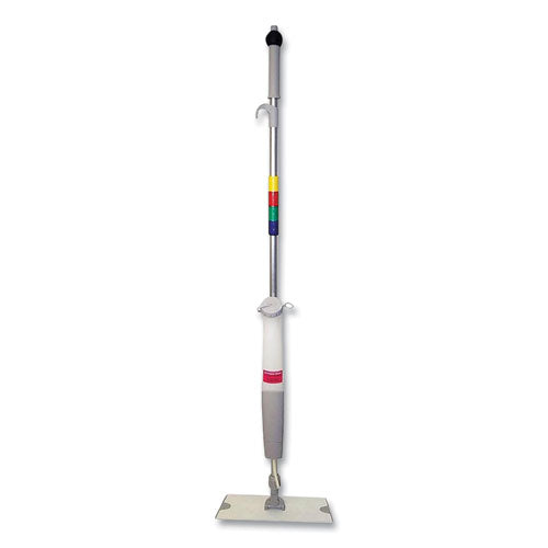 O'dell Advantage+ Bucketless Mop, 16" Frame, White-silver Handle