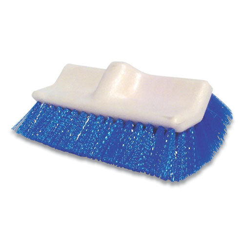 Synthetic Fiber Scrub Brush, 10", White