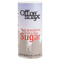 Reclosable Canister Of Sugar, 20oz, 24-carton