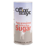 Reclosable Canister Of Sugar, 20oz, 24-carton