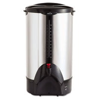 100-cup Percolating Urn, Stainless Steel