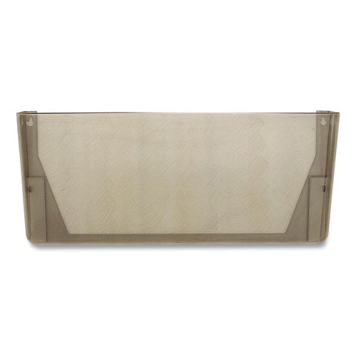 Plastic Wall-file Pocket, One Pocket, Legal, 16.19 X 4.13 X 7, Smoke