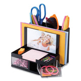 Versaplus Desk Organizer, 6.19 X 6.31 X 5.5, Black