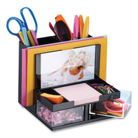 Versaplus Desk Organizer, 6.19 X 6.31 X 5.5, Black