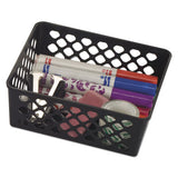 Recycled Supply Basket, 6.125" X 5" X 2.375", Black, 3-pack