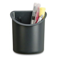 Verticalmate Plastic Pencil Cup, 5 H X 4.25 Dia, Gray