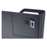 Verticalmate Cubicle Wall File Pocket, Plastic, 11 1-2 X 2 X 9, Slate Gray