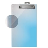 Plastic Clipboard, 1-2" Capacity, Holds 8 1-2 X 11, Clear