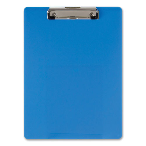 Recycled Plastic Clipboard, Holds 8.5 X 11, Blue