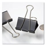 Binder Clips, Large, Black, 12-box