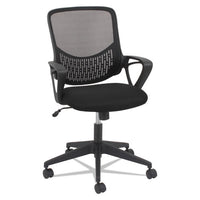 Modern Mesh Task Chair, Supports Up To 250 Lbs., Black Seat-black Back, Black Base