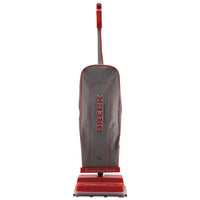 U2000r-1 Commercial Upright Vacuum, 120 V, Red-gray, 12 1-2 X 6 3-4 X 47 3-4